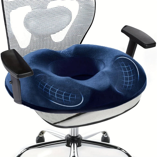 Ergonomisches Donut-Kissen aus Memory-Schaum zur Unterstützung des Steißbeins