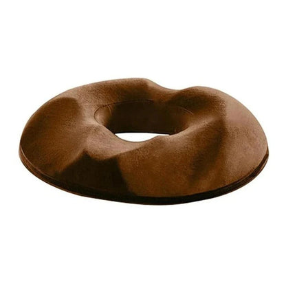 Sitzkissen Donut-Form – Memory-Schaum, Bezug abnehmbar & waschbar, belastbar bis 109 kg, für Bürostuhl, Autositz & Rollstuhl