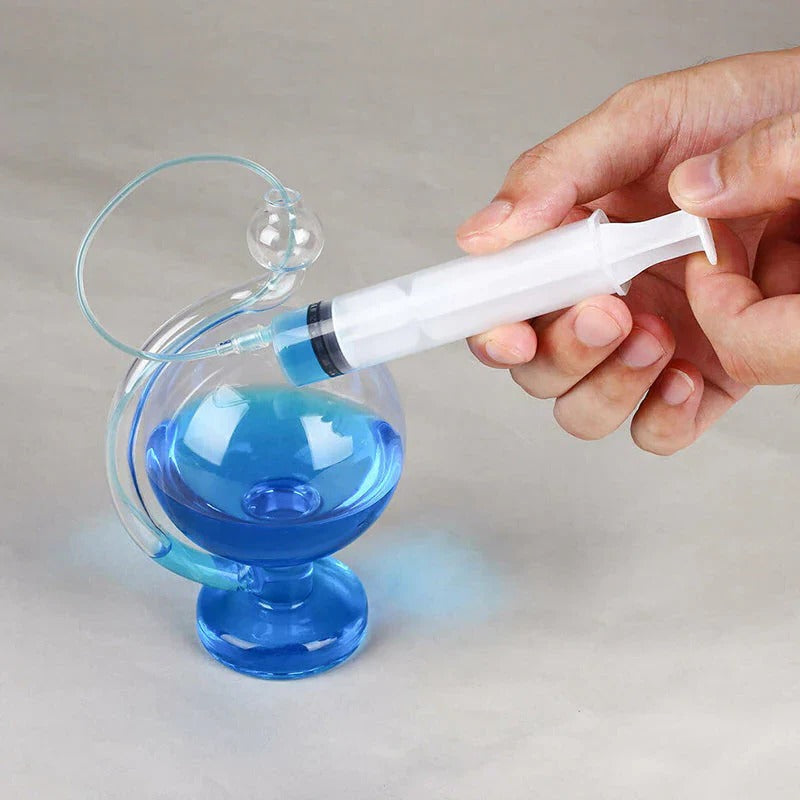 Wettervorhersageflasche aus Glas, Barometer