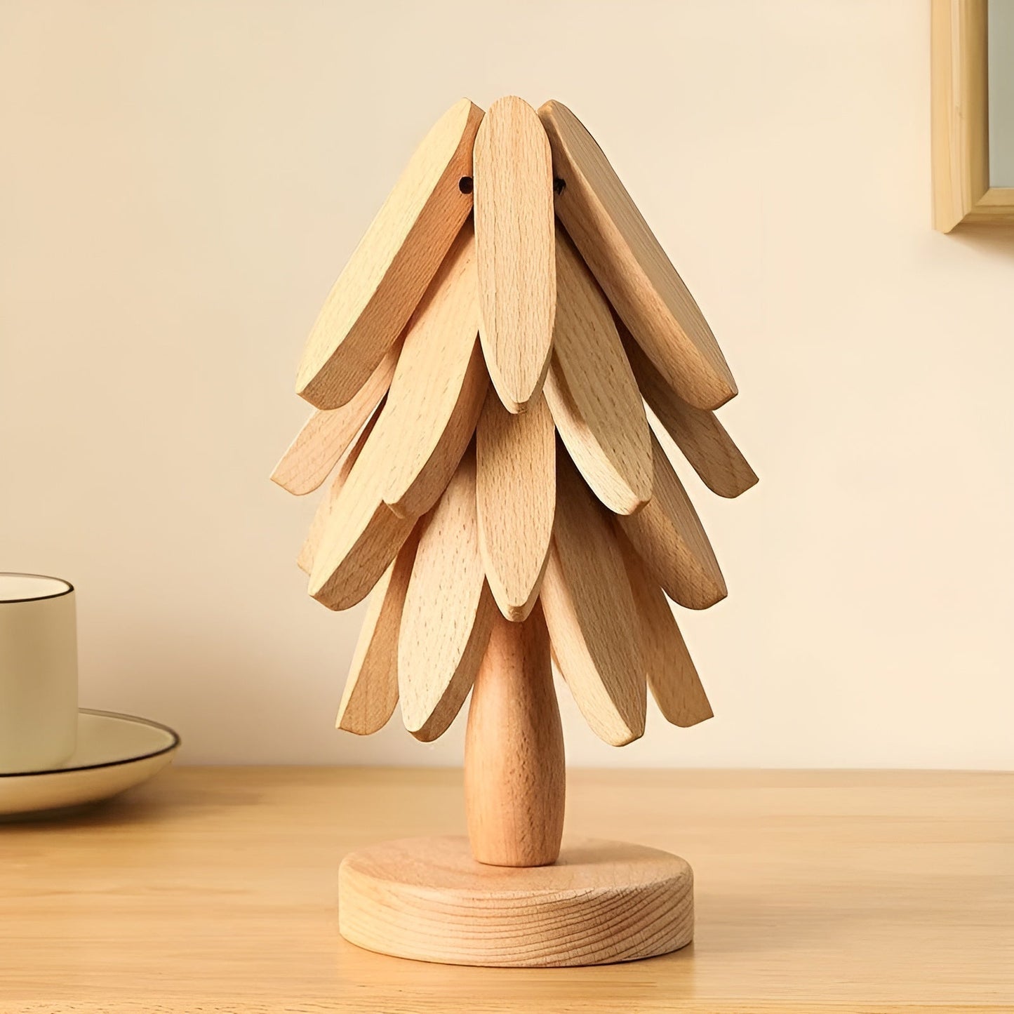 Faltbarer Weihnachtsbaum-Untersetzer – Dekorativ & Praktisch | Ideal für Getränke & Feiertage