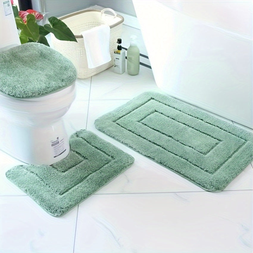 SoftStep Luxe Badezimmermatte Set – rutschfest, schnell trocknend und waschbar | Brehn
