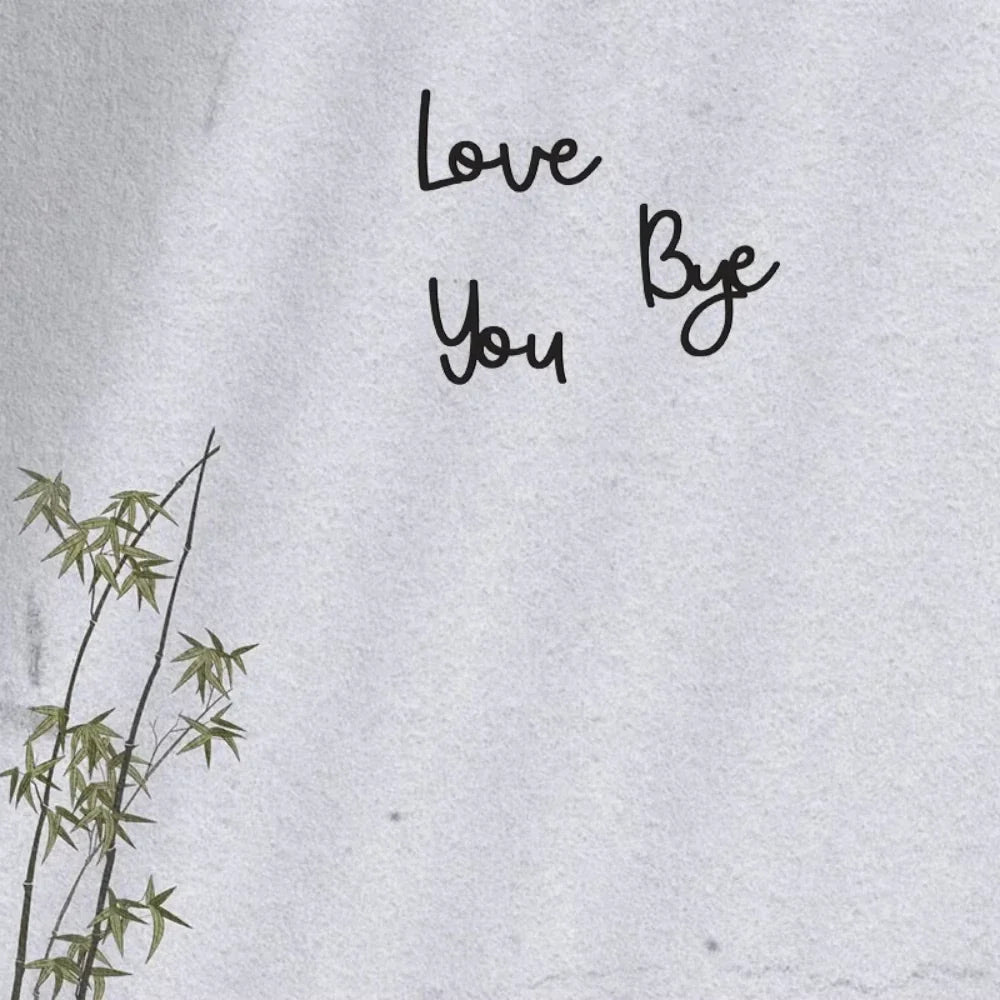 Brehn | Love You Bye Holzschild