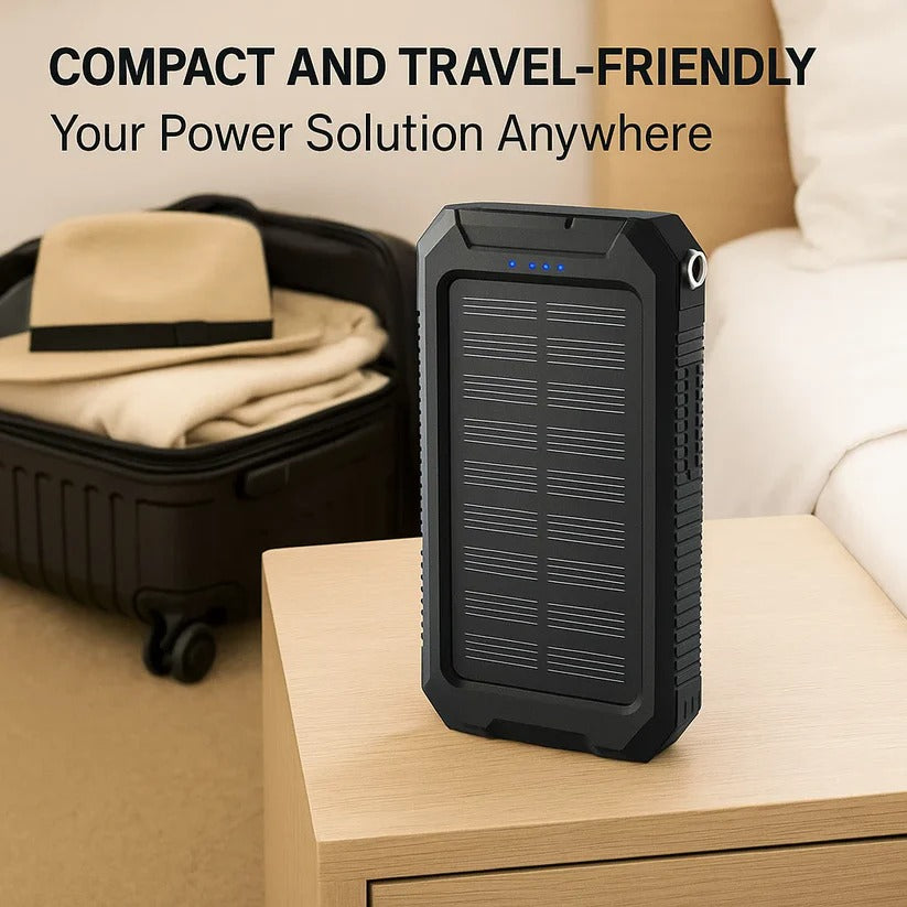 Brehn | 20000 mAh Solar-Ladegerät Wasserdicht Power Bank Extern