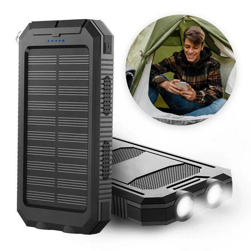 Brehn | 20000 mAh Solar-Ladegerät Wasserdicht Power Bank Extern