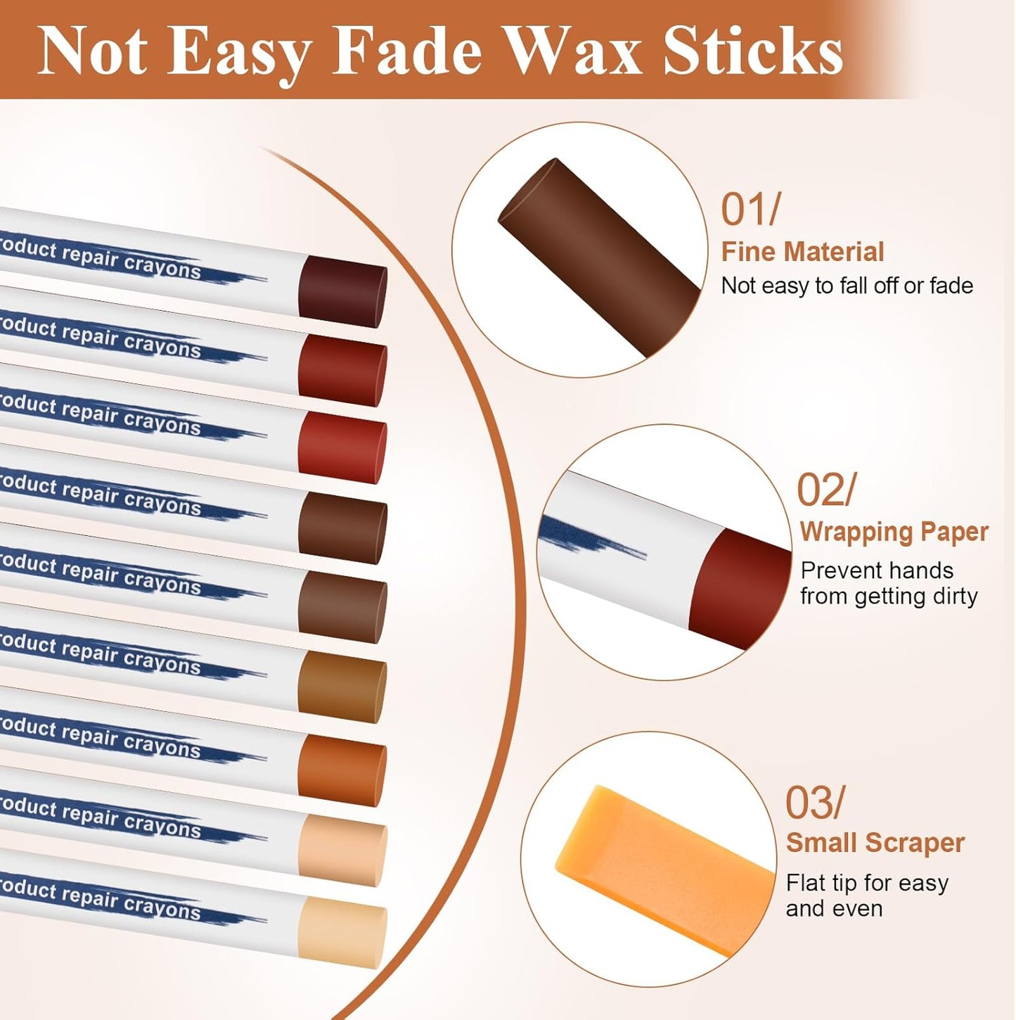 TimberTint™ Holzreparatur-Marker Set | Brehn
