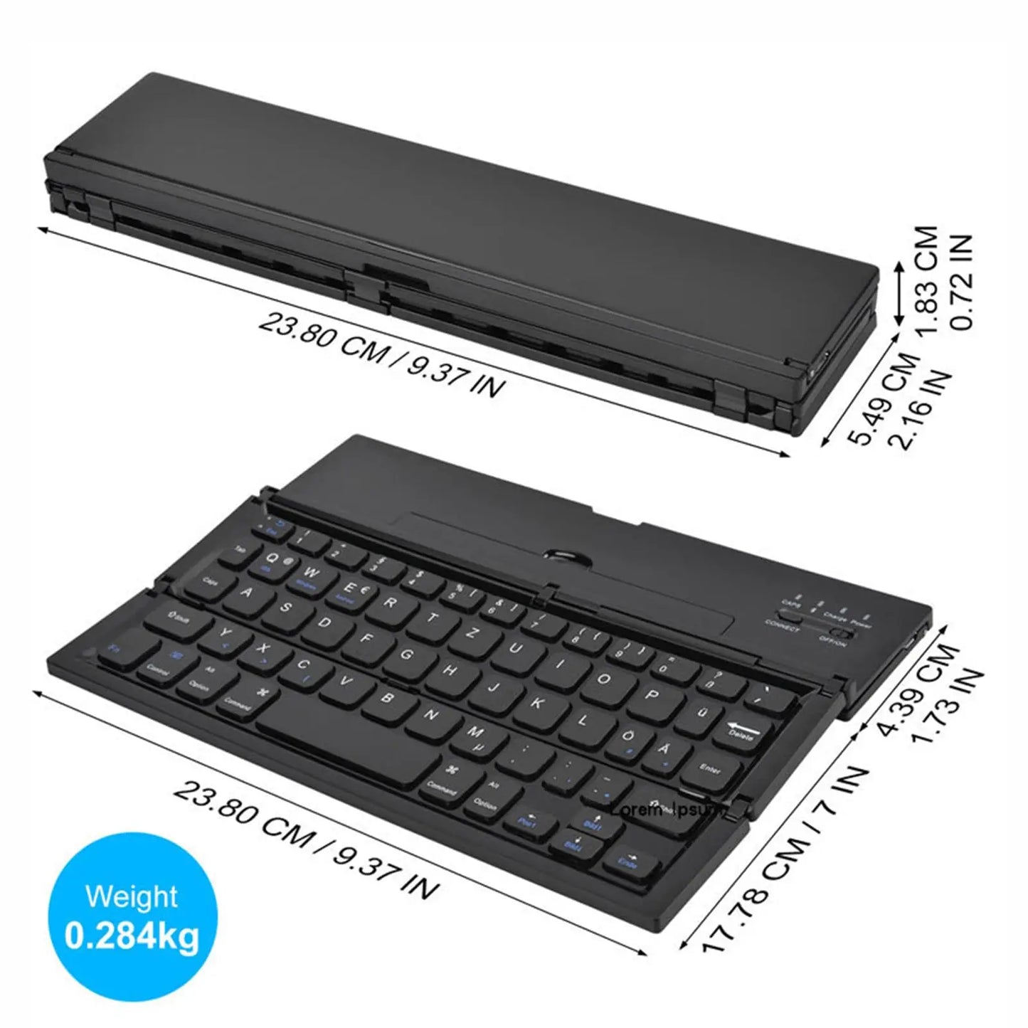 Brehn | Taschenformat Wireless Keyboard