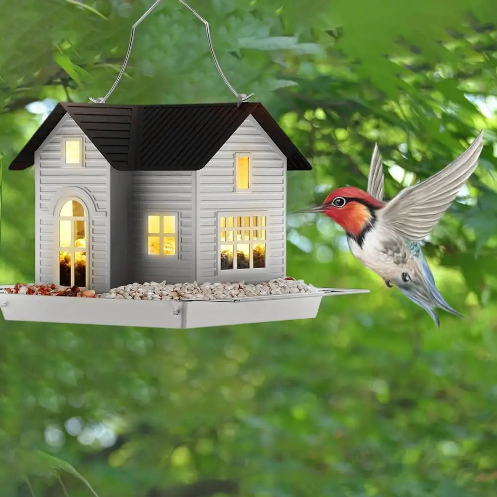 Brehn | Charmanter Solar-Vogelhäuschen