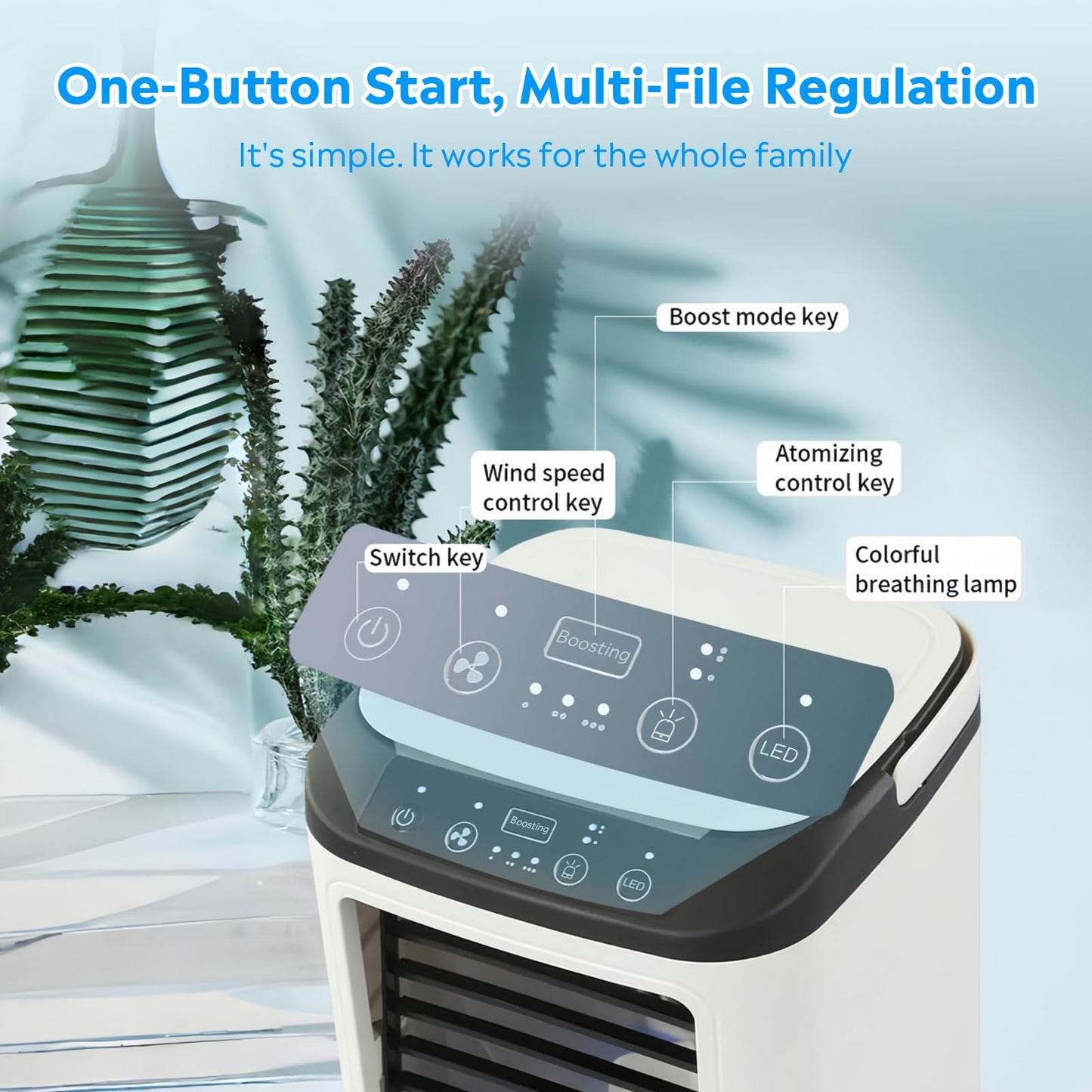 Brehn | 4-in-1 Mini tragbare Klimaanlage