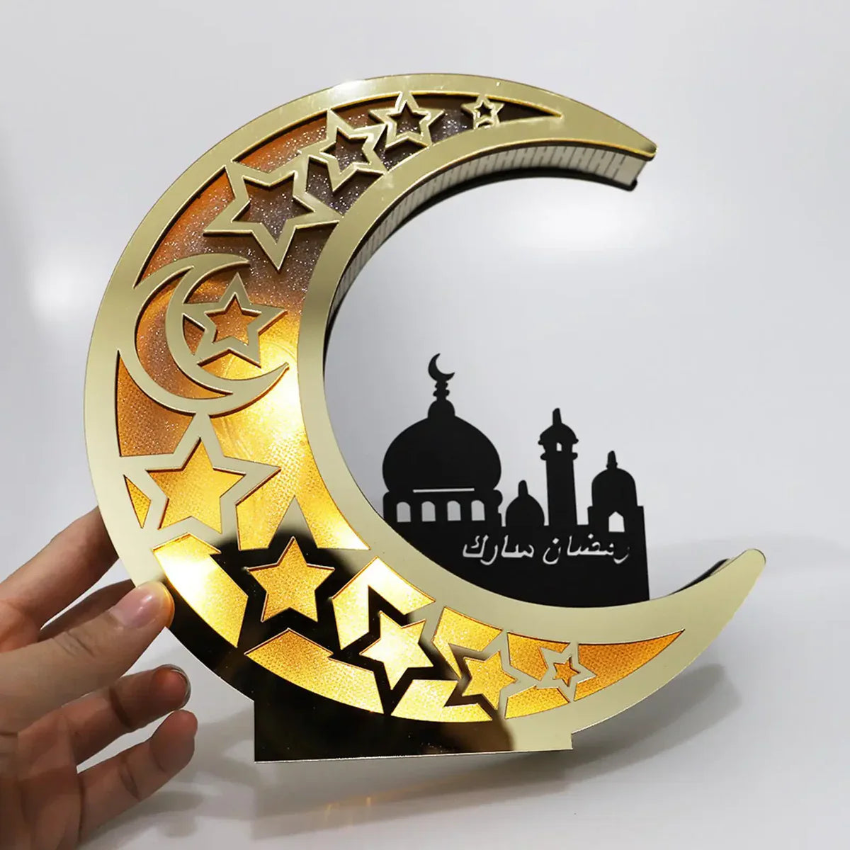 Brehn | Festliche mondförmige LED-Lampe - LunarShine