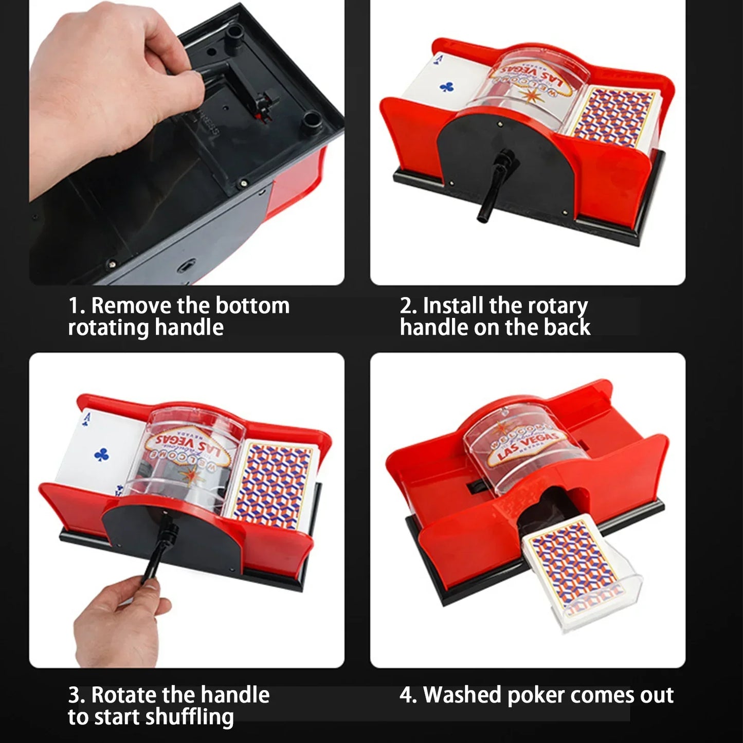 Brehn | Kartenspiel-Mischer Pro - Manueller Kartenspiel-Mischer für müheloses Spiel