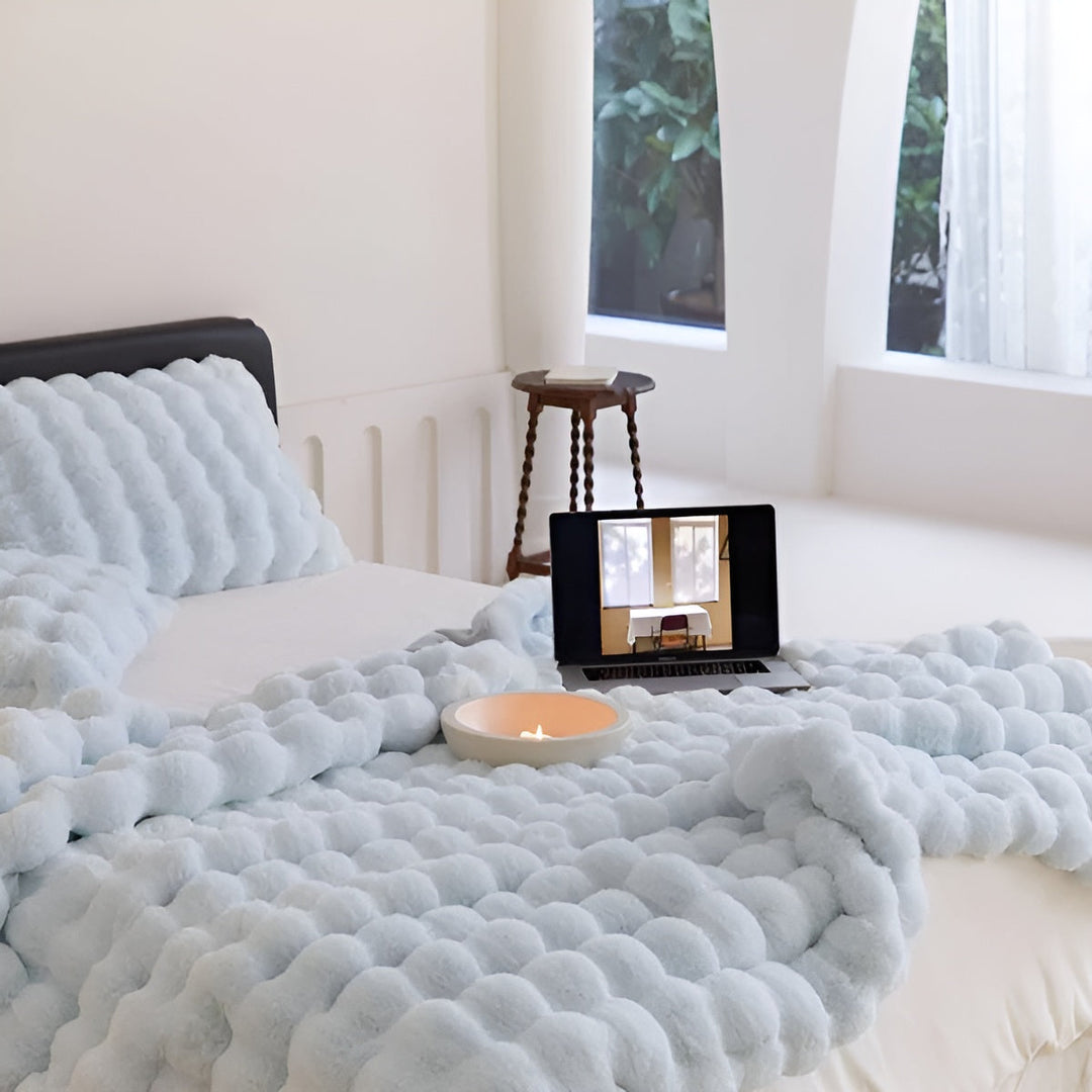 Fleece und Fleece-Decke – Extra weich & warm | Perfekt für Sofa und Schlafzimmer | Brehn