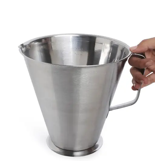 Messbecher Edelstahl 0,5 L mit Innenmarkierung | Brehn