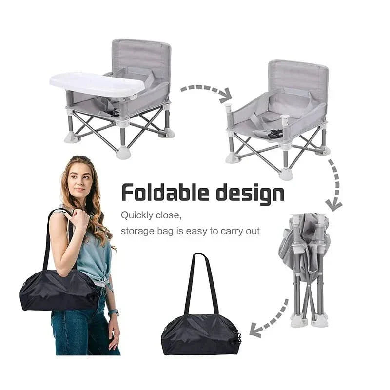 BabyGo Seat – Tragbarer Hochstuhl für sicheres Sitzen unterwegs