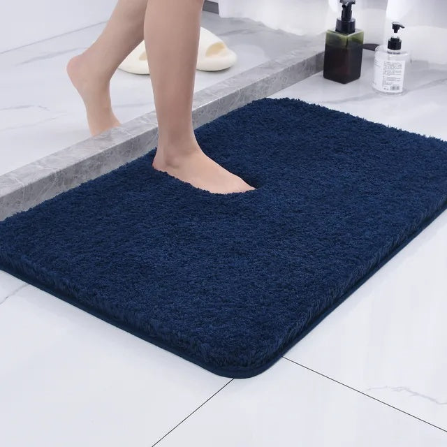 Brehn | Rutschfeste Badematte Schnell trocknend Mikrofaser 50 x 80 cm Luxus Komfort Sicherheit