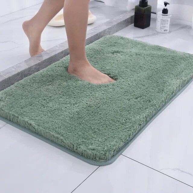 Brehn | Rutschfeste Badematte Schnell trocknend Mikrofaser 50 x 80 cm Luxus Komfort Sicherheit