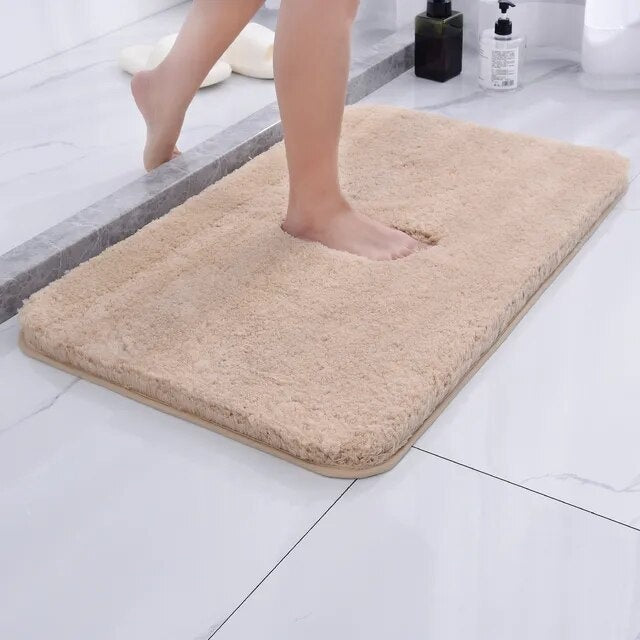 Brehn | Rutschfeste Badematte Schnell trocknend Mikrofaser 50 x 80 cm Luxus Komfort Sicherheit