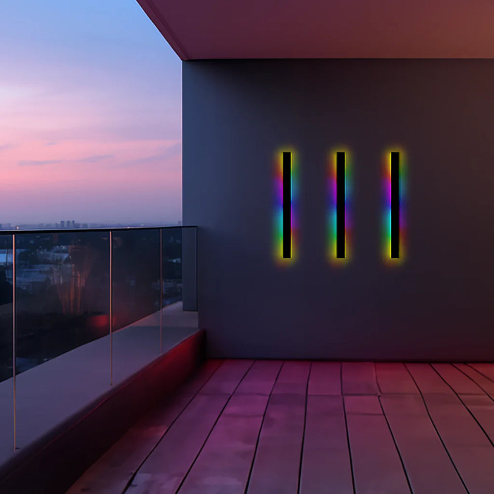 Elegante Outdoor-LED-Wandleuchte