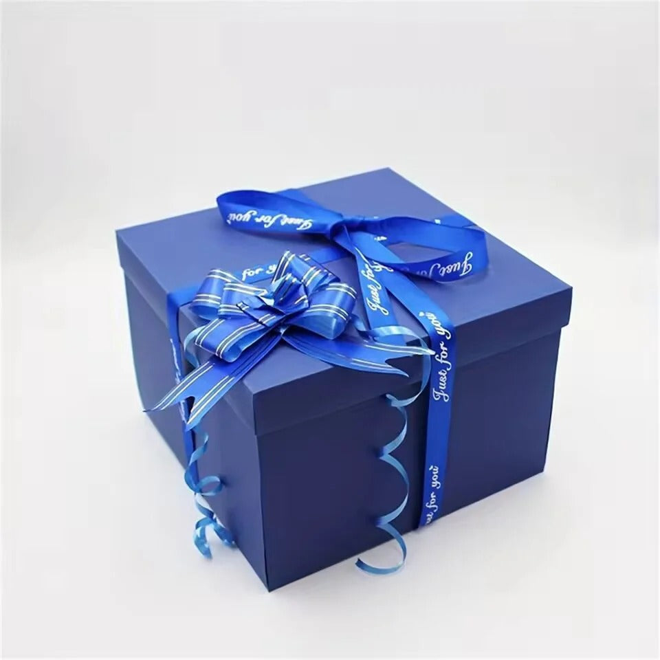 Luxuriöse Überraschungs-Geschenkbox mit Süßigkeiten und Schokolade – Originelles Geschenk
