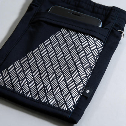 Handy Sportarmband Hülle – reflektierendes Muster im Detail