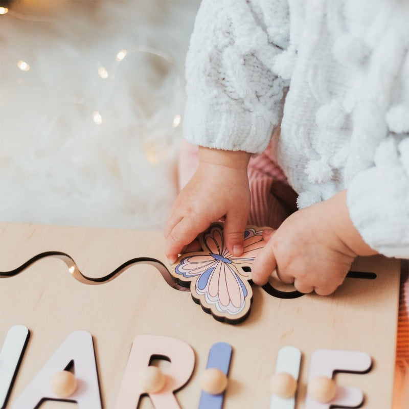 Brehn | Personalisierter Holzname-Puzzle