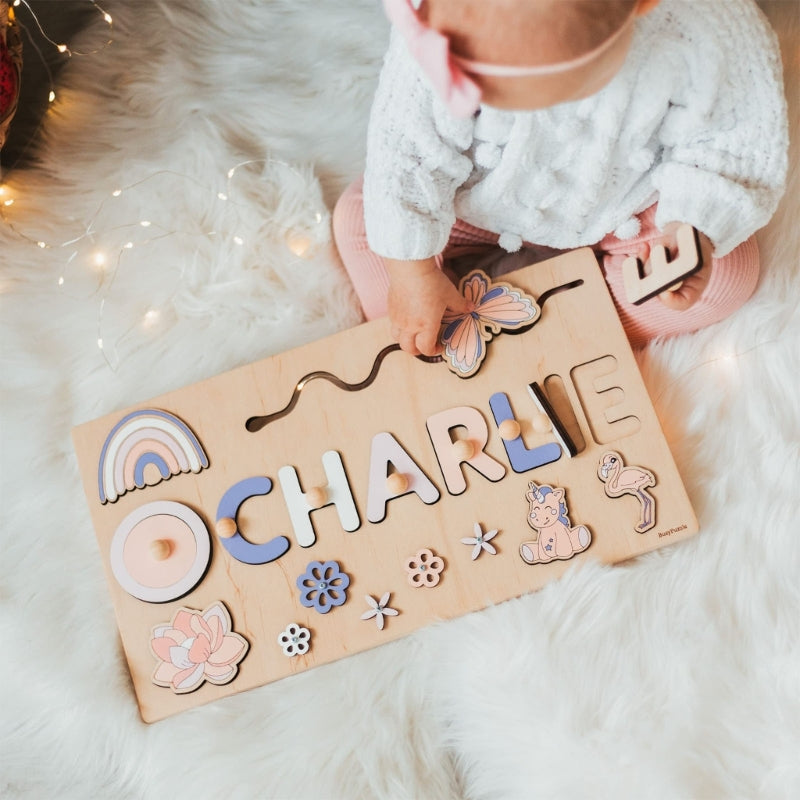 Brehn | Personalisierter Holzname-Puzzle