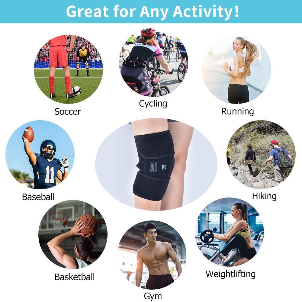 Brehn | Infrarot beheizter Knie Physiotherapie sicherer Massager - Schmerz Linderung Rehabilitation