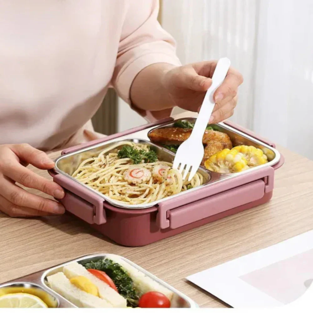 Lunchbox aus Edelstahl, isolierter Lebensmittelbehälter