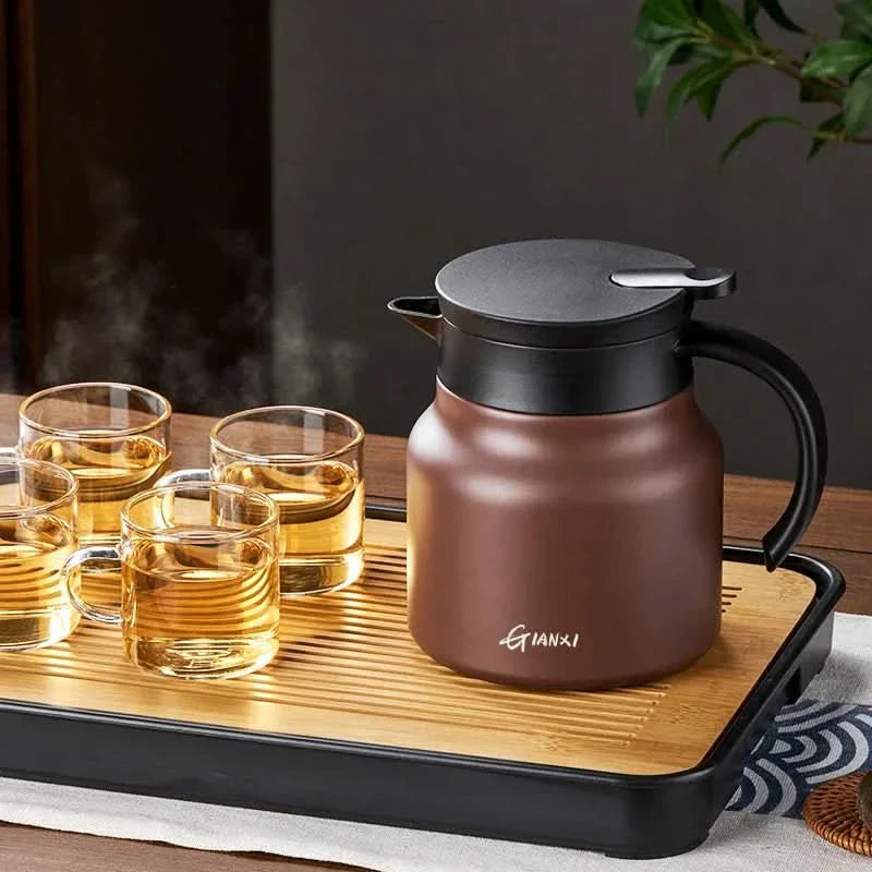 Isolierte Teekanne mit Teesieb – 800 ml Edelstahl