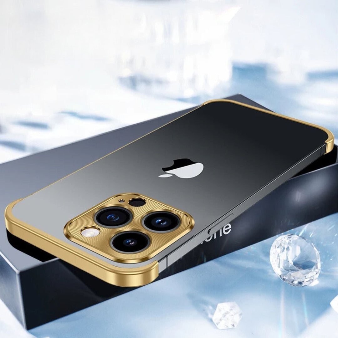 Ultra-Dünne Metall Handyhülle | Schlank und Stabil | Stoßfeste Schutz für iPhone und Android | Brehn