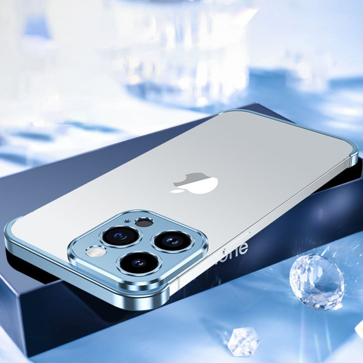 Ultra-Dünne Metall Handyhülle | Schlank und Stabil | Stoßfeste Schutz für iPhone und Android | Brehn
