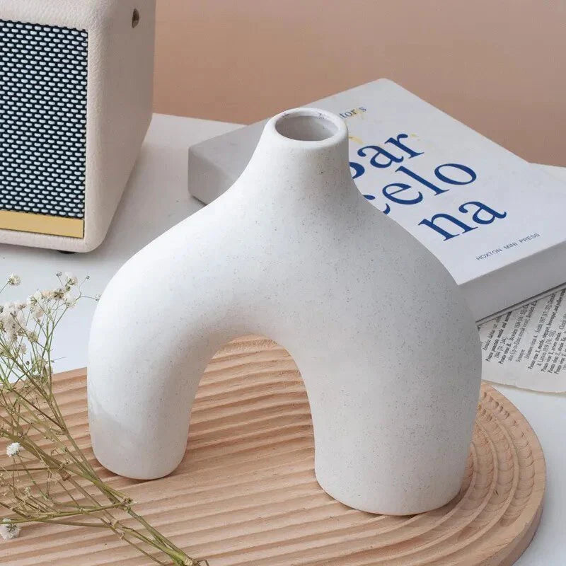 Unregelmäßiges Minimalistisches Keramikvasen-Set für Moderne Dekoration | Brehn