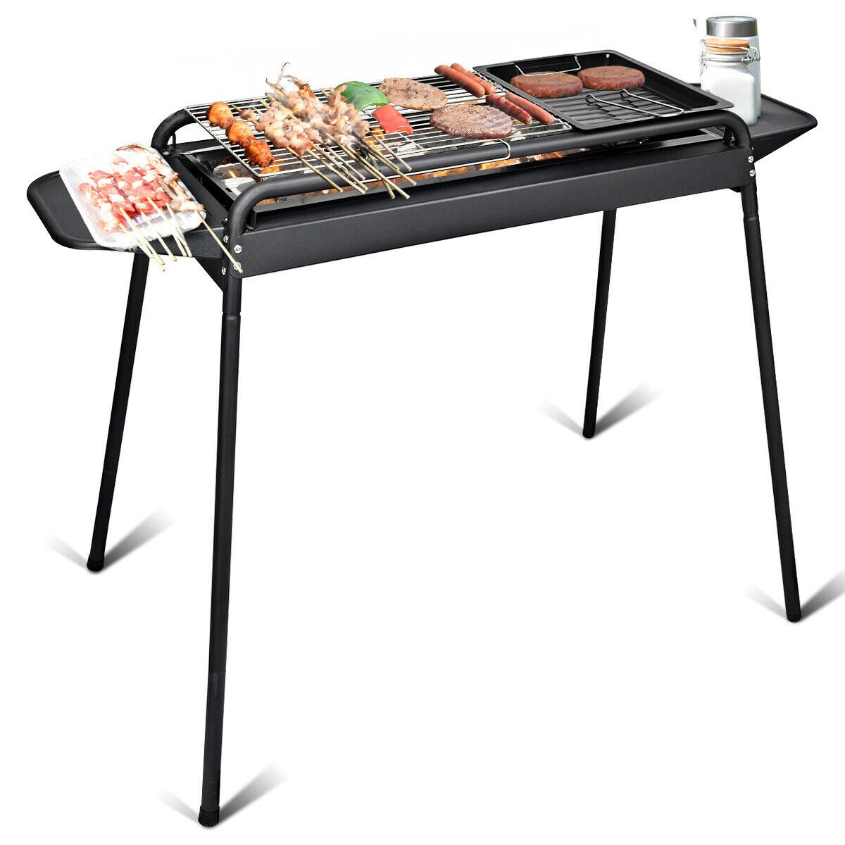 Höhenverstellbarer Outdoor-Grill Kohlegrill Herd | Brehn