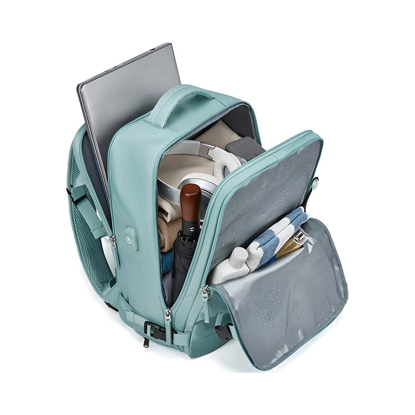 Reiserucksack mit USB-Anschluss – Geräumiges Hauptfach | Ideal für Schule und Outdoor-Aktivitäten