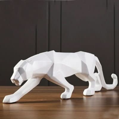 Moderne Jaguar-Figur aus Kunstharz für die Heimdekoration