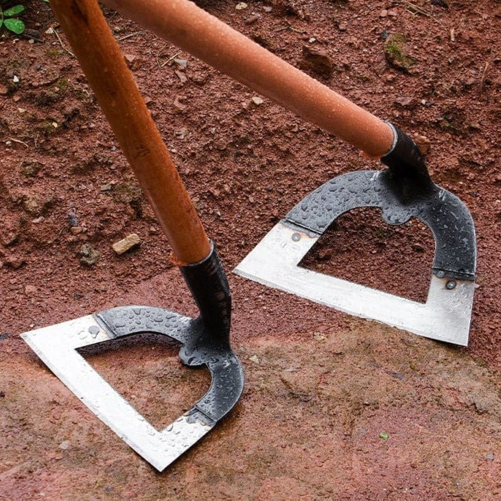 TerraFork Handgeschmiedete Gartenforke zum Jäten und Bodenbearbeitung | Brehn