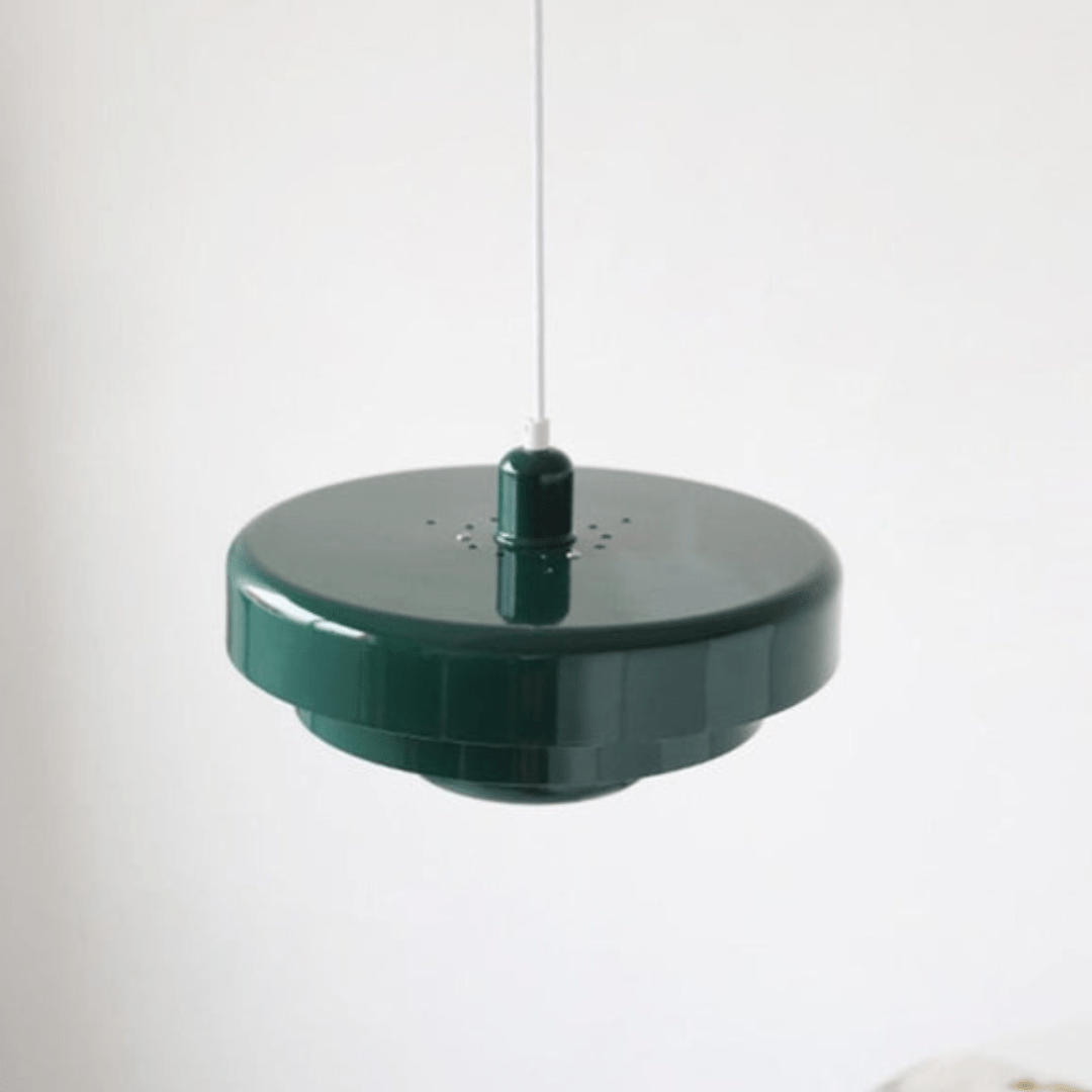 Elegante dreistufige Pendelleuchte in Macaronfarben