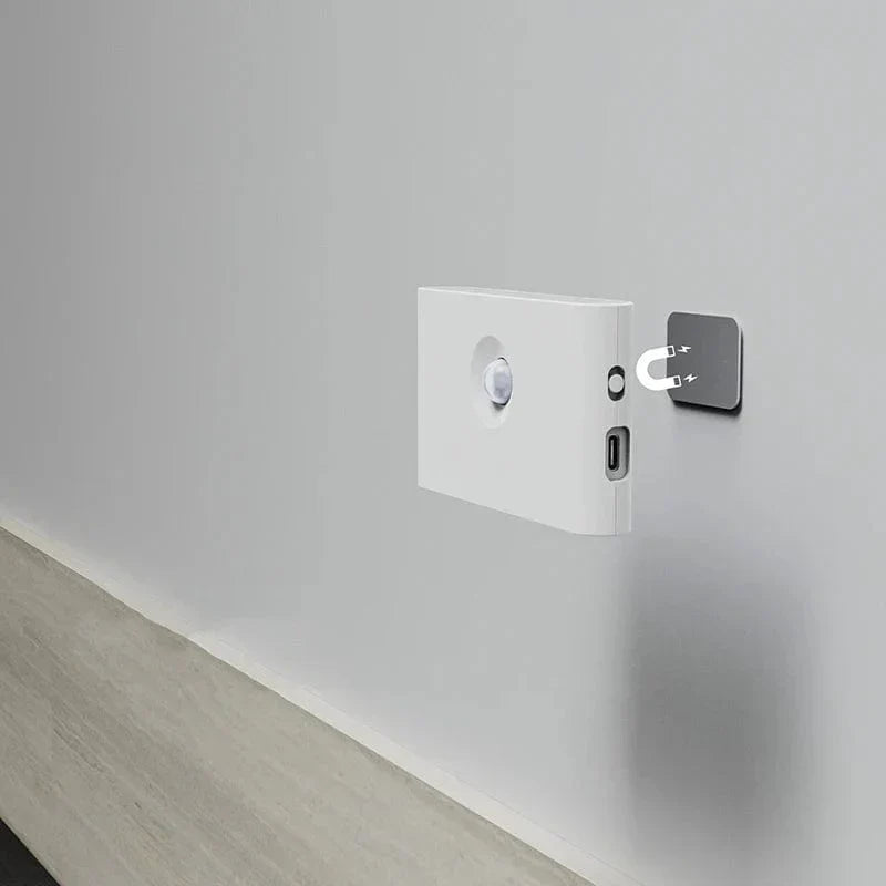 Kabellose LED-Nachtlichter mit Bewegungssensor | USB-Aufladung | Sanftes, warmes Licht