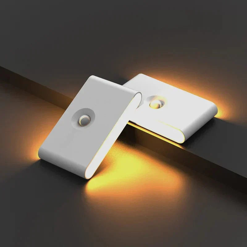 Kabellose LED-Nachtlichter mit Bewegungssensor | USB-Aufladung | Sanftes, warmes Licht