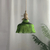 Vintage skandinavische Glas-Pendelleuchte | Retro-Design mit Kupfer- und Walnuss-Finish für Esszimmer und Schlafzimmer