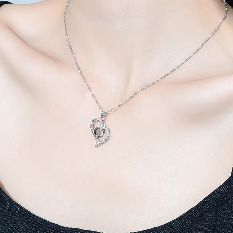 Halskette „Ich liebe dich“ in 100 Sprachen