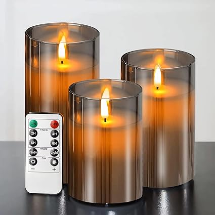 Brehn | LuxeLumen LED Kerzen Set | Elegante LED Kerzen mit Fernbedienung für stimmungsvolle Atmosphäre