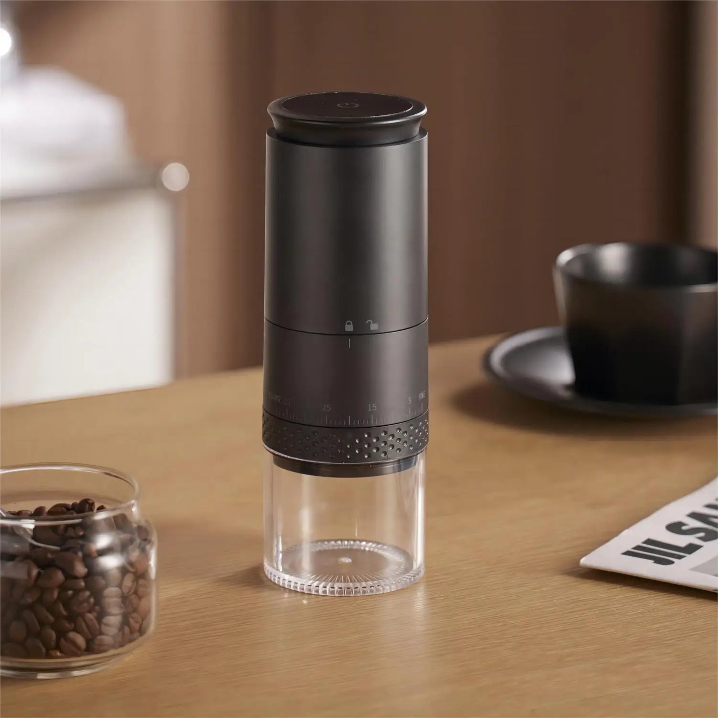Brehn | Tragbare elektrische Kaffeemühle - BeanBuddy