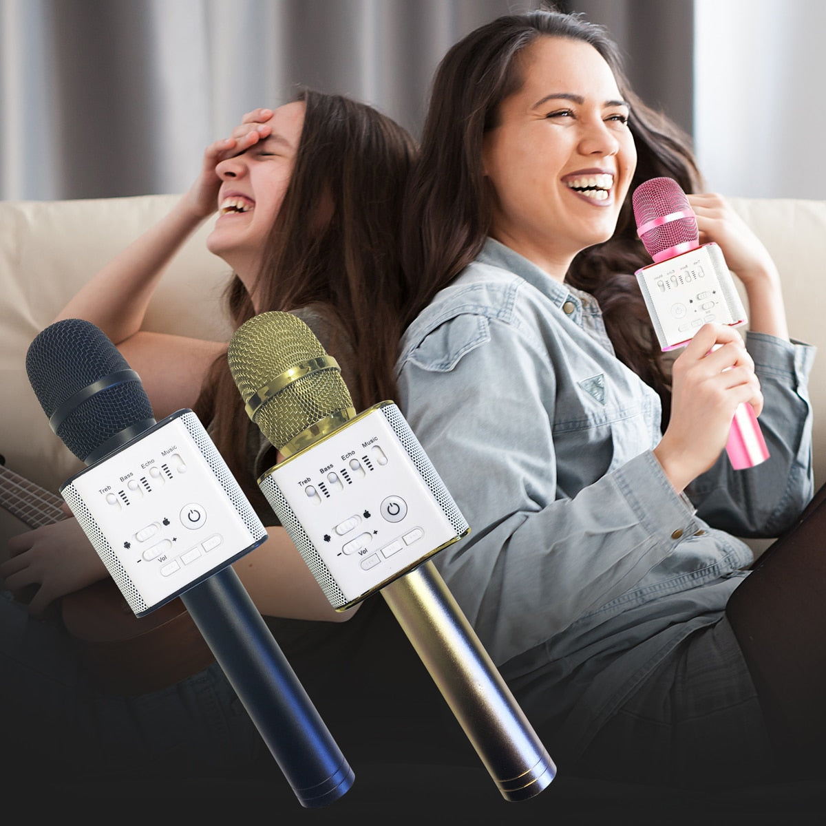 Karaoke-Mikrofon Bluetooth mit Lautsprecher | Brehn