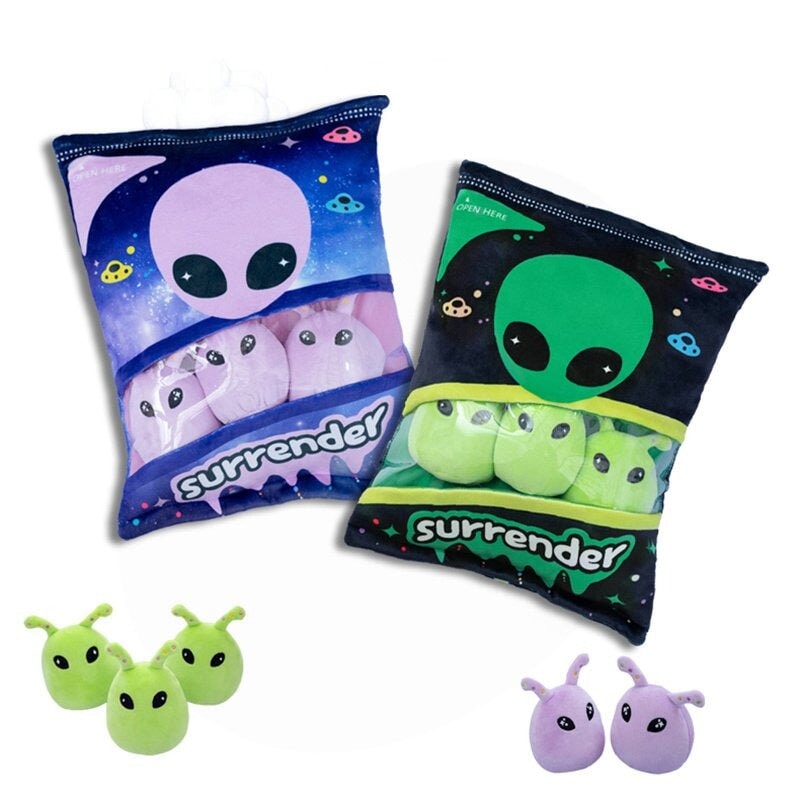 Brehn | Alien Lila Grün Süßigkeiten Taschen