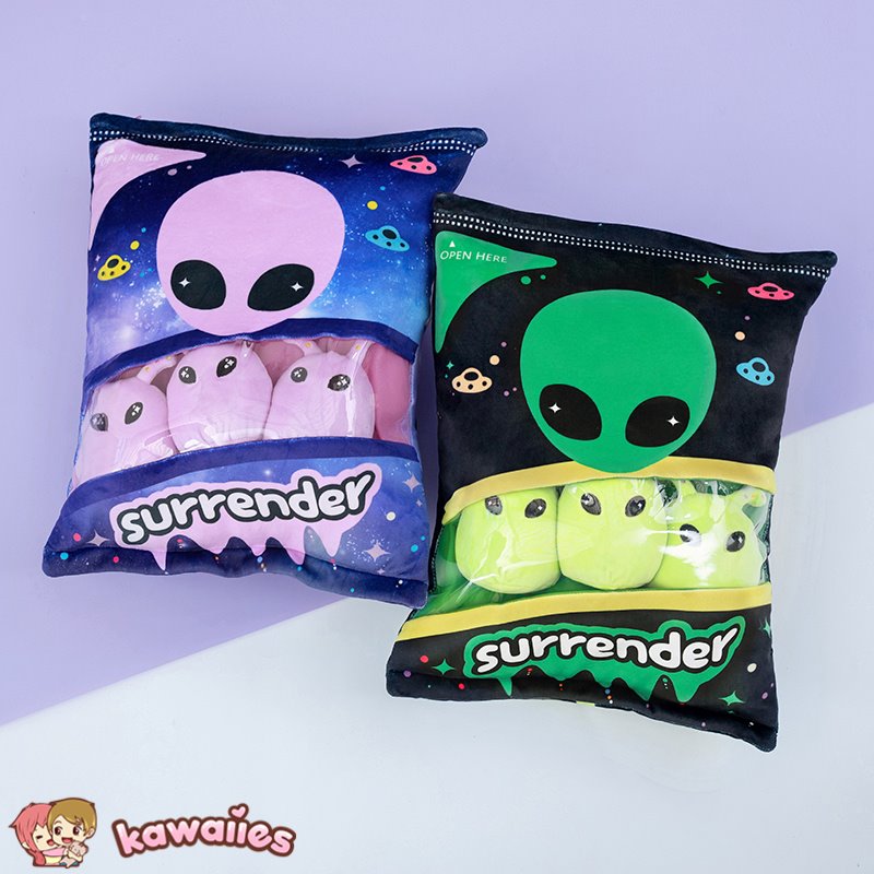 Brehn | Alien Lila Grün Süßigkeiten Taschen