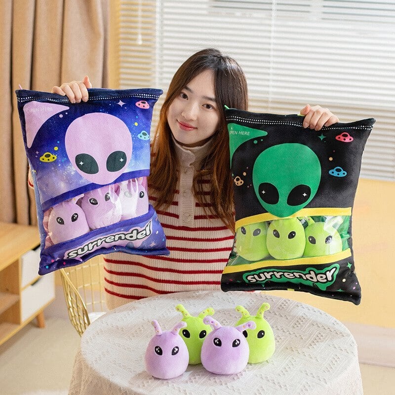 Brehn | Alien Lila Grün Süßigkeiten Taschen