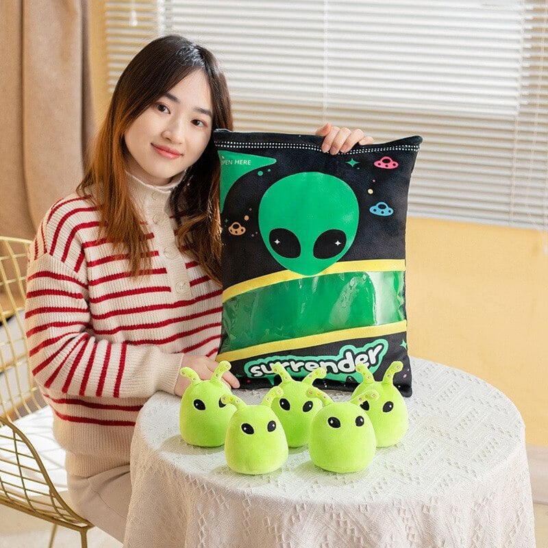 Brehn | Alien Lila Grün Süßigkeiten Taschen