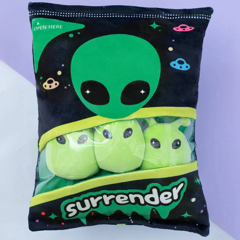Brehn | Alien Lila Grün Süßigkeiten Taschen