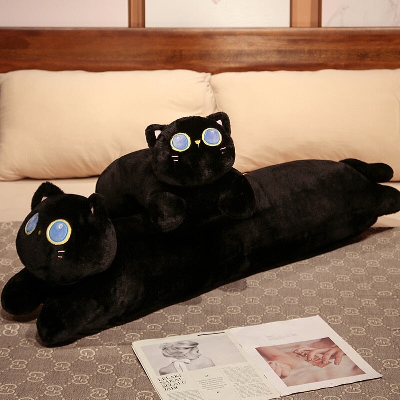 Brehn | Arrayah die blaue Auge schwarze Katze Plüschfigur