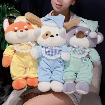 Brehn | Schlafenszeit Fuchs Koala Hund Pyjama Party Plüschtiere